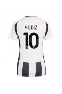 Juventus Kenan Yildiz #10 Voetbaltruitje Thuis tenue Dames 2024-25 Korte Mouw